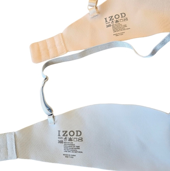Izod Bra Bundle Womens Size 36B Solids - Picture 5 of 7